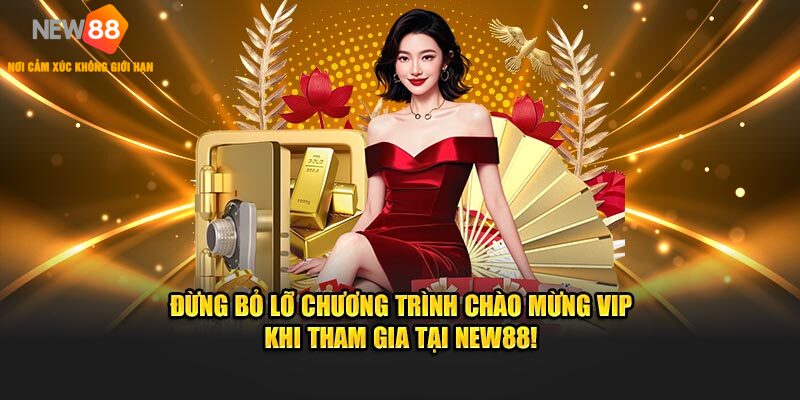 Đừng bỏ lỡ chương trình chào mừng VIP khi tham gia giải trí tại NEW88!